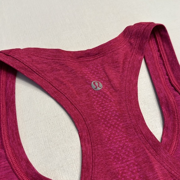 15. Lululemon Swiftly Tech Tank Top Pink - Picture 4 of 6